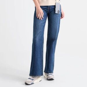 Du/Er Jeans Midweight Denim Wide Leg Button Fly 34 x 33